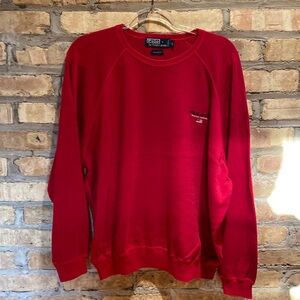 Polo by Ralph Lauren man size large 100% cotton sweatshirt pull over
